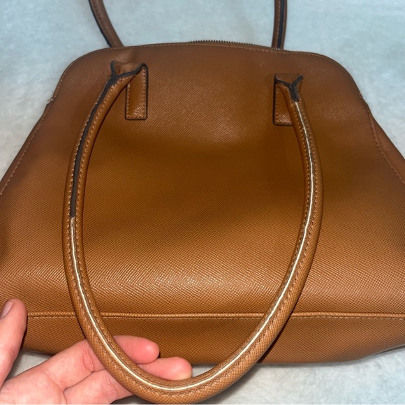Kenneth Cole Reaction Melanie double handle purse brown - Picture 13 of 14